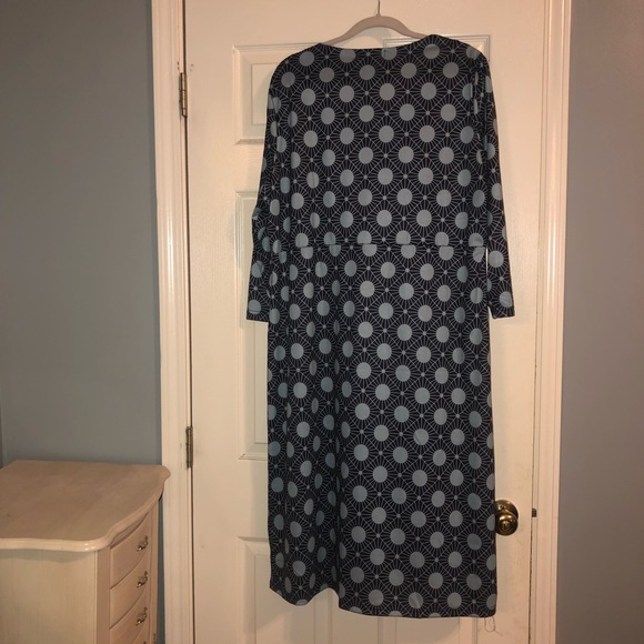 Geometric Print Mislook Dress Sz 3X for Work & Play! - Picture 2 of 3